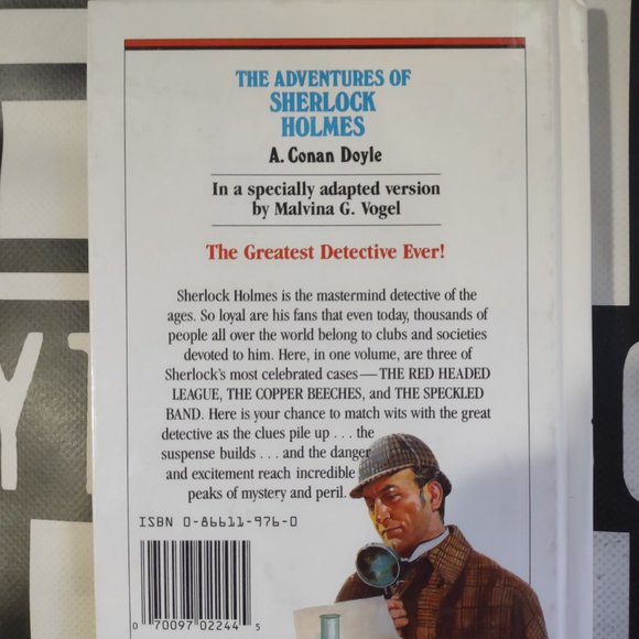The Adventures of Sherlock Holmes (Great Illustrated Classics) by Arthur Conan D - Picture 2 of 5